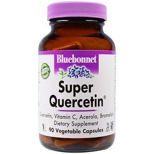 Кверцетин (Super Quercetin), Bluebonnet Nutrition, 90 капсул - фото