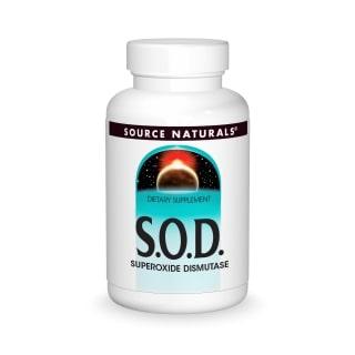 СОД Ферменты 235 мг, SOD, Source Naturals, 180 таблеток - фото