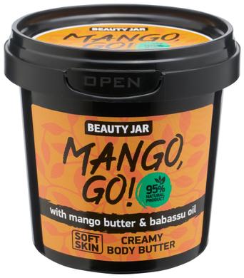 Крем-сливки для тела "Mango, Go!", Shimmering Creamy Body Butter, Beauty Jar, 135 г - фото