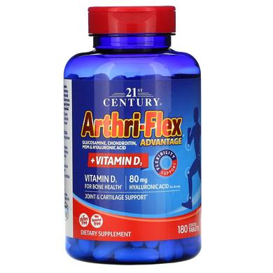 Глюкозамин и хондроитин, Arthri-Flex Advantage, 21st Century, 180 таблеток - фото