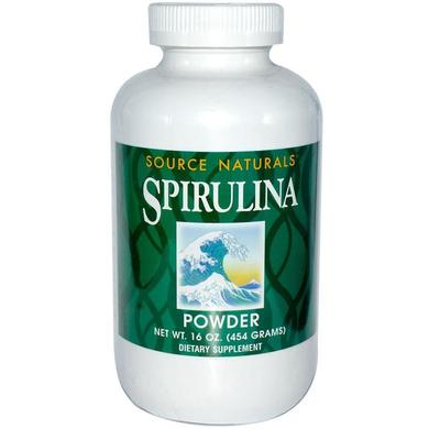 Спіруліна, Spirulina, Source Naturals, порошок, 454 г - фото
