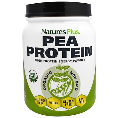 Протеин гороховый, Pea Protein, Nature's Plus, органик, 500 г - фото