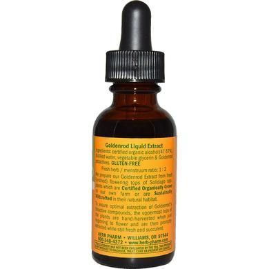 Золотарник, экстракт, Goldenrod, Herb Pharm, органик, 29,6 мл - фото