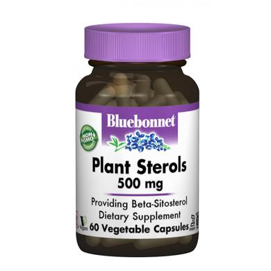 Растительные стерины 500 мг, Bluebonnet Nutrition, 60 гелевых капсул - фото