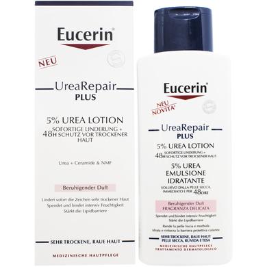Лосьйон для тіла, Urea Repair Plus 5%, з ніжним парфумом, Eucerin, 250 мл - фото