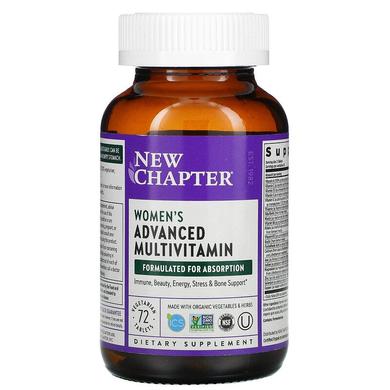 Мультивитамины для женщин, Every Woman Multivitamin, New Chapter, 72 таблетки - фото