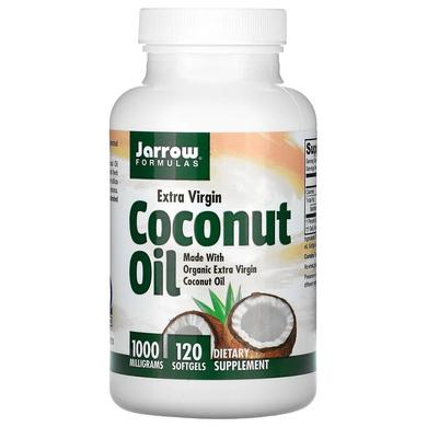 Кокосове масло, Coconut Oil, Jarrow Formulas, 1000 мг, 120 капсул - фото