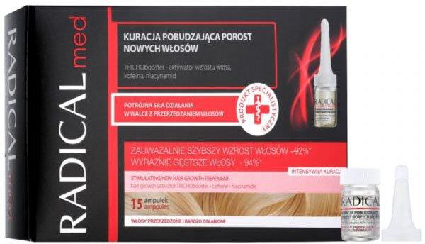Сыворотка для активации роста волос, Radical Med, Farmona, 15 ампул x 5 мл - фото