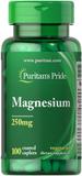 Магній, Magnesium, Puritan's Pride, 250 мг, 100 капсул, фото