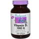 Витамин Д3, Vitamin D3, Bluebonnet Nutrition, 1000 МЕ, 250 капсул, фото – 1