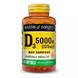 Витамин D3 5000 МЕ, Vitamin D3, Mason Natural, 100 гелевых капсул, фото – 1