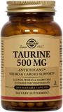 Таурин, Taurine, Solgar, 500 мг, 100 капсул, фото