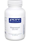 Магний (глицинат), Magnesium (glycinate), Pure Encapsulations, 120 мг, 90 капсул, фото