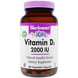 Витамин Д3, Vitamin D3, Bluebonnet Nutrition, 2000 МЕ, 180 капсул, фото