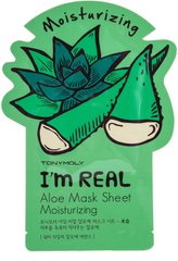 Листовая маска Алоэ, I’m Real Aloe Mask Sheet Moisturising, Tony Moly, 21 мл - фото
