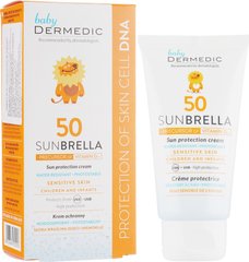 Крем солнцезащитный крем для детей для лица, SPF 50, SUNBRELLA BABY, Dermedic, 50 мл - фото