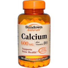 Кальцій Д3, Calcium Vitamin D3, Sundown Naturals 120 таблеток - фото