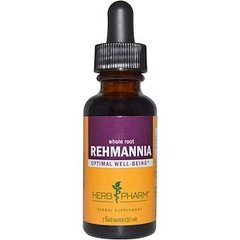 Ремания екстракт, Rehmannia, Herb Pharm, 30 мл - фото