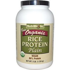 Рисовий протеїн органік, Rice Protein, NutriBiotic, 1.36 кг - фото
