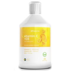 Витамин С + D3, Vitamin C + D3, Sporter, апельсин, 500 мл - фото