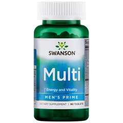 Мультивітаміни для чоловіків, Multi Men's Prime, Swanson, 90 таблеток - фото
