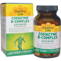 Коэнзимный B-комплекс, Coenzyme B-Complex, Country Life, 120 капсул - фото