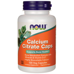 Цитрат кальцію, Calcium Citrate, Now Foods, 120 капсул - фото