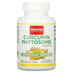 Куркумін, Curcumin Phytosome, Jarrow Formulas, 500 мг, 60 капсул - фото