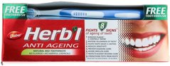 Набор "Anti Ageing", Herb`l, Dabur, 150 г+ щетка - фото