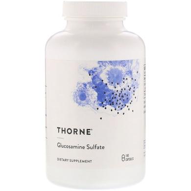 Глюкозамин сульфат, Glucosamine Sulfate, Thorne Research, 180 капсул - фото