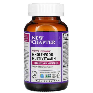 Мультивітамінний комплекс постнатальний, Postnatal MultiVitamin, New Chapter, 96 таблеток - фото