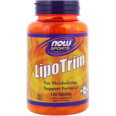 Ліпотропних фактор, Lipo Trim, Now Foods, Sports, 120 таблеток - фото
