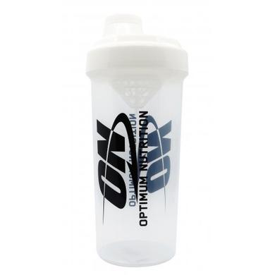 Шейкер, Shaker bottle, Optimum Nutrition, білий, 750 мл - фото