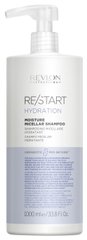 Шампунь для увлажнения волос, Restart Hydration Shampoo, Revlon Professional, 1000 мл - фото
