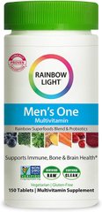 Витамины для мужчин, Men's One, Rainbow Light, 150 таблеток - фото