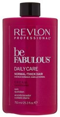 Кондиционер для нормальных и густых волос, Be Fabulous C.R.E.A.M. Conditioner, Revlon Professional, 750 мл - фото