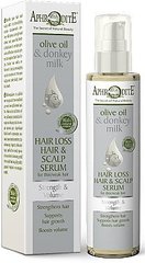 Сироватка для волосся та шкіри голови Еліксир молодості, Advanced Olive Oil & Donkey Milk, Aphrodite, 100 мл - фото