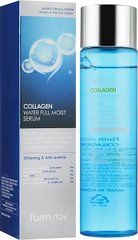 Зволожуюча сироватка з колагеном, Collagen Water Full Moist Serum, FarmStay, 250 мл - фото