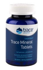 Минералы, ConcenTrace®, Trace Minarals, 90 таблеток - фото