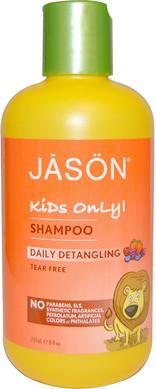 Детский шампунь ежедневного использования, Shampoo, Jason Natural, 237 мл - фото