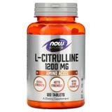Цитруллин, L-Citrulline, Now Foods, Sports, 1200 мг, 120 таблеток, фото