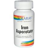 Железо, Iron Asporotate, Solaray, 18 мг, 100 капсул, фото