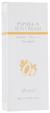 Солнцезащитный крем с экстрактом папайи SPF50+/ PA++++ для активного образа жизни, Benton, 50 мл - фото
