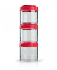 Контейнер Go Stak Starter 3 Pak, Red, Blender Bottle, красный, 300 мл (3 х 100 мл) - фото