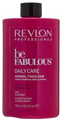 Кондиціонер для нормального і густого волосся, Be Fabulous C.R.E.A.M. Conditioner, Revlon Professional, 750 мл - фото