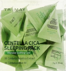 Маска успокаивающая ночная, Centella Cica Sleeping Pack, Trimay, 20 шт x 3 г - фото