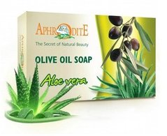 Натуральное оливковое мыло с Алоэ Вера, Aphrodite, 100 г - фото