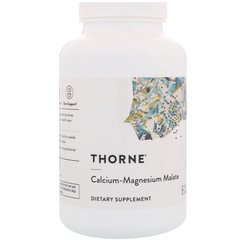 Thorne Research, Кальцій-магній малат, 100 мг/100 мг, 240 капсул (THR-00671) - фото