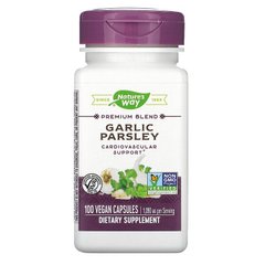 Чеснок и петрушка, Garlic & Parsley, Nature's Way, 100 капсул - фото