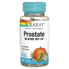 Здоровье простаты, Prostate Blend SP-16, Solaray, 100 капсул - фото